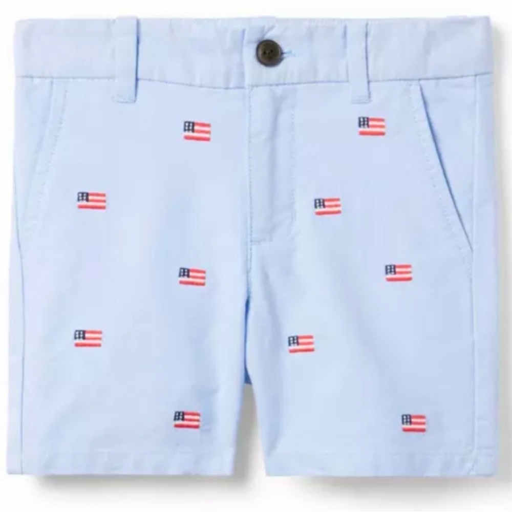 Janie and Jack American Flag Shorts